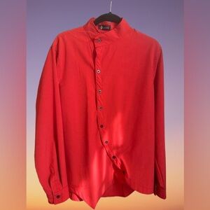 Red styling T-shirt like new.